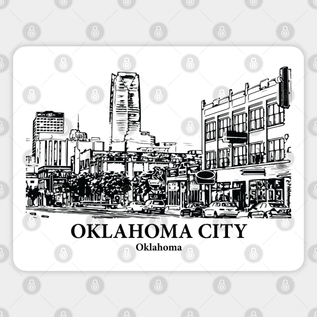 Oklahoma City - Oklahoma Magnet by Lakeric